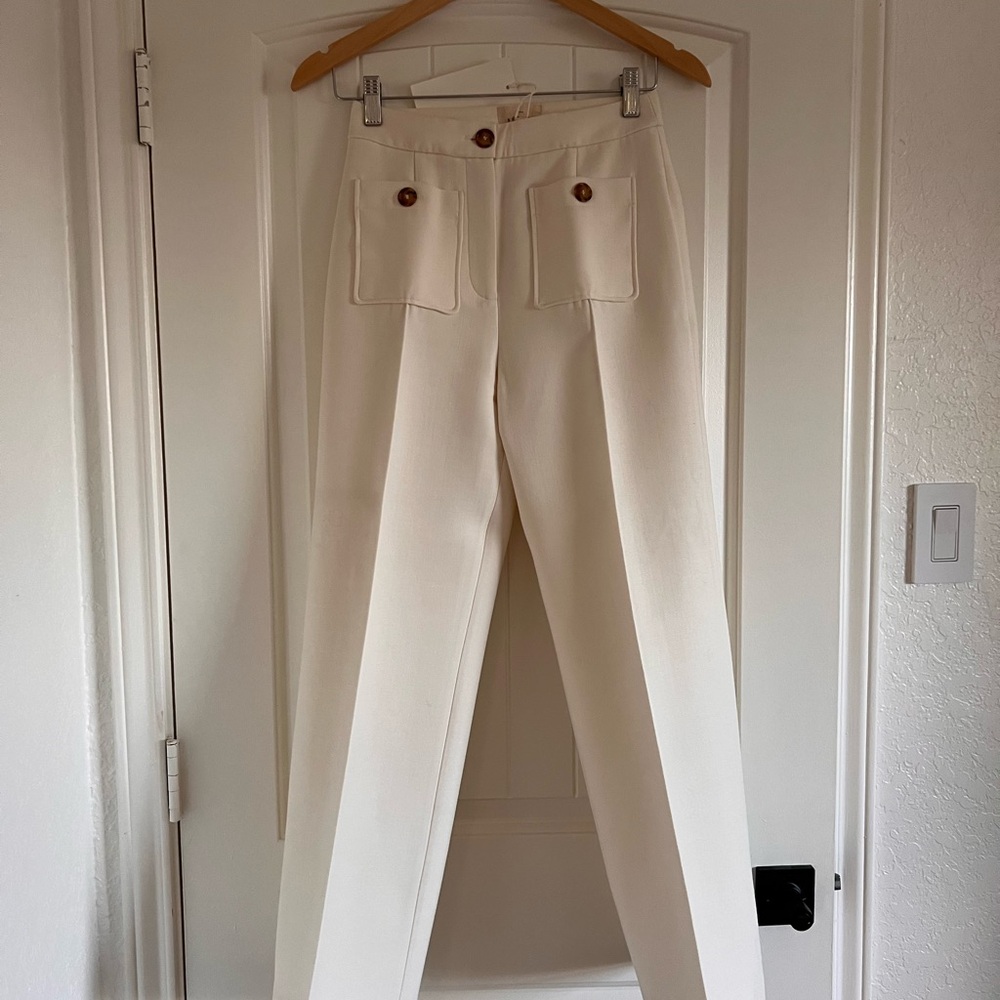 Sezane Dan pants in ecru